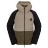 Volcom V-Science Full Zip Fleece Jacke Dark Khaki Herren