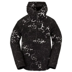 Volcom V-Science 1/2 Zip Fleece Pullover Black Giraffe Herren -Bestes Skifahren Geschäft volcom v science half zip fleece g4152300 bag 02 gross